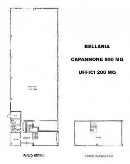 zoom immagine (Capannone 800 mq, più di 3 camere, zona Bellaria - Igea Marina)